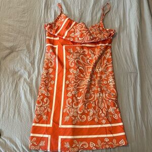 Forever 21 Cowl Neck Silk Dress